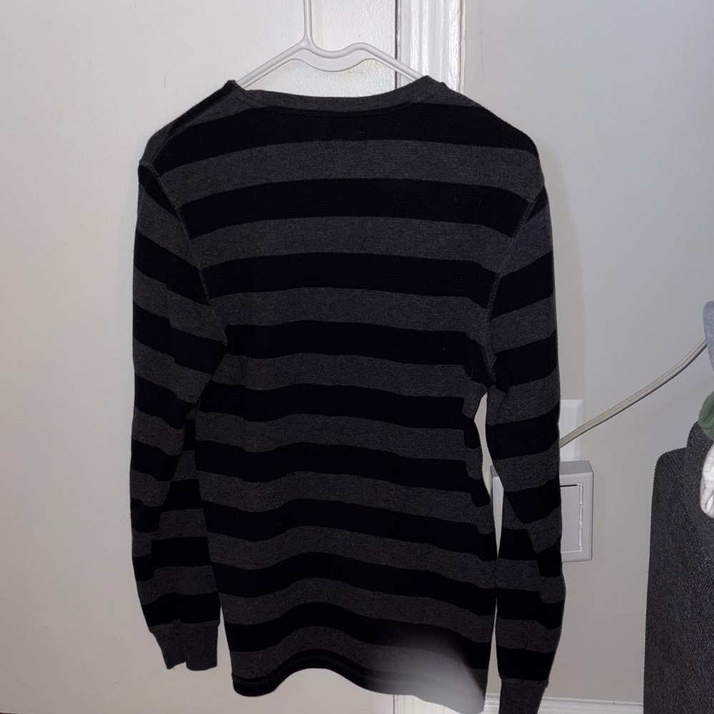 Polo Ralph Lauren Men’s Striped Waffle Longsleeve - Picture 4 of 7